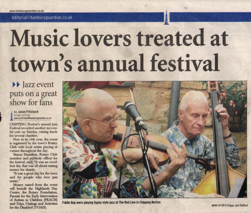 Banbury Guardian, 29 September 2011