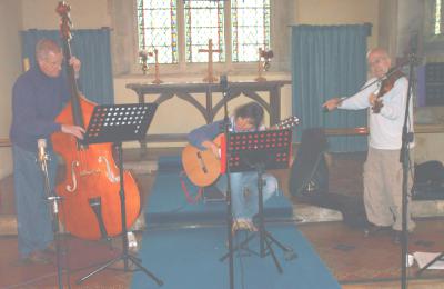Recording in St Andrew's, Great Rollright