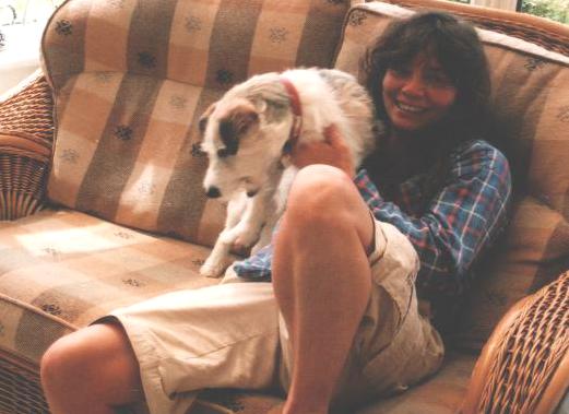 Jo with her dog Barney